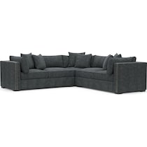 abington blue sectional   