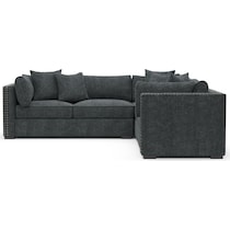 abington blue sectional   