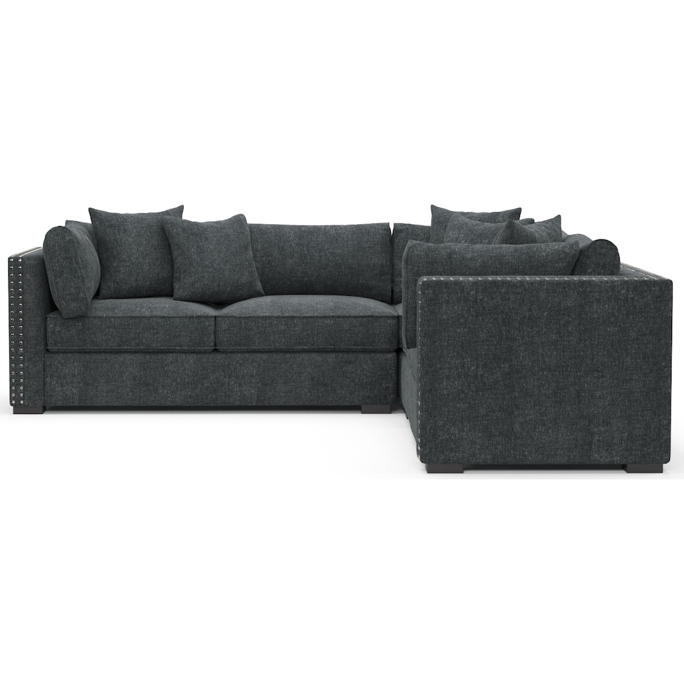 abington blue sectional   