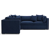 abington blue sectional   