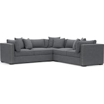 abington blue sectional   