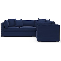abington blue sectional   