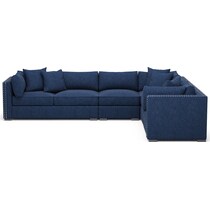 abington blue sectional   