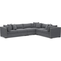 abington blue sectional   