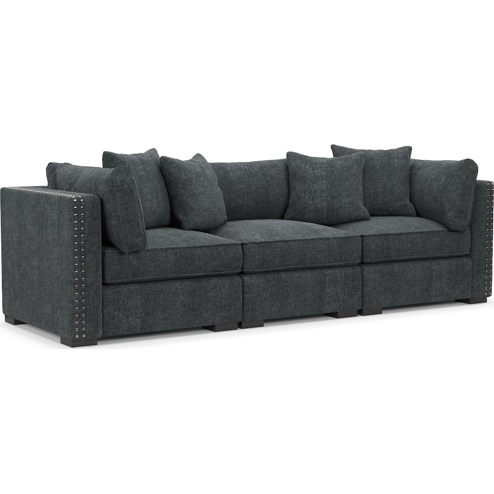 abington blue sofa   