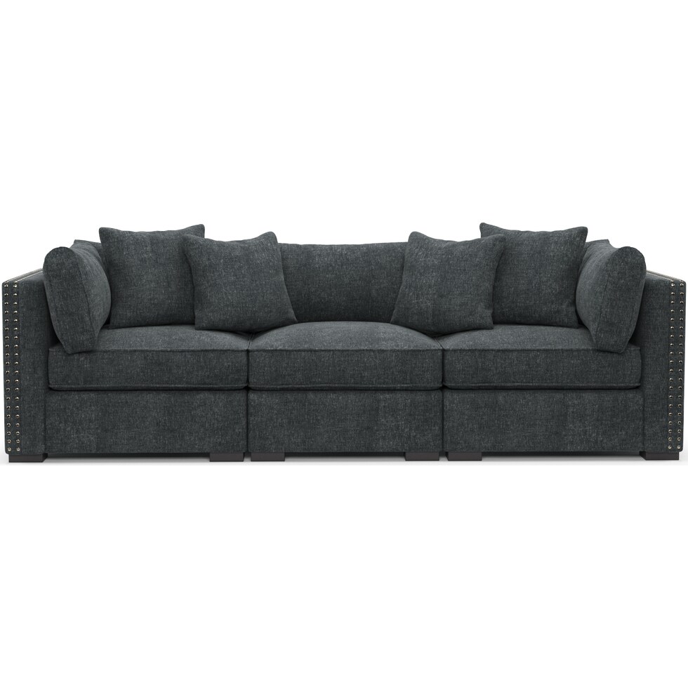 abington blue sofa   