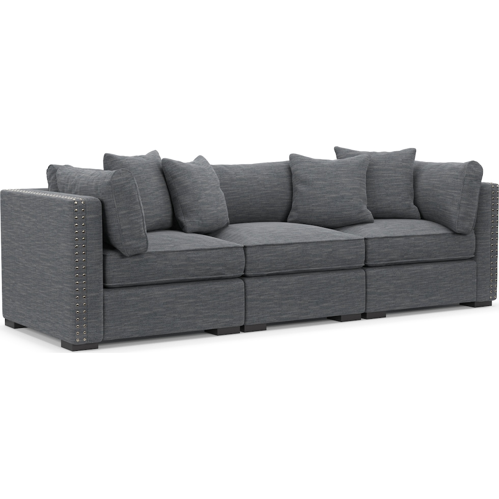 abington blue sofa   