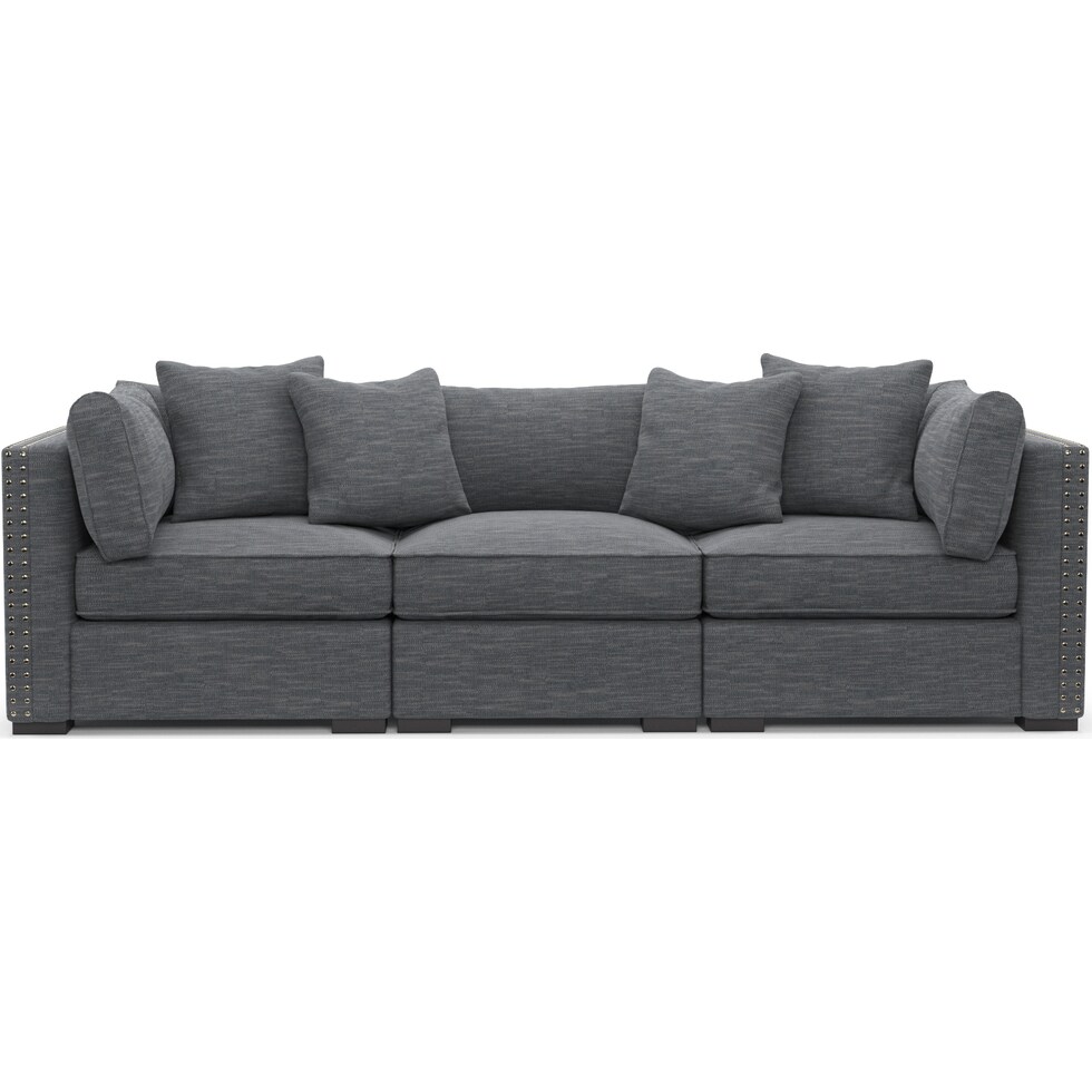 abington blue sofa   