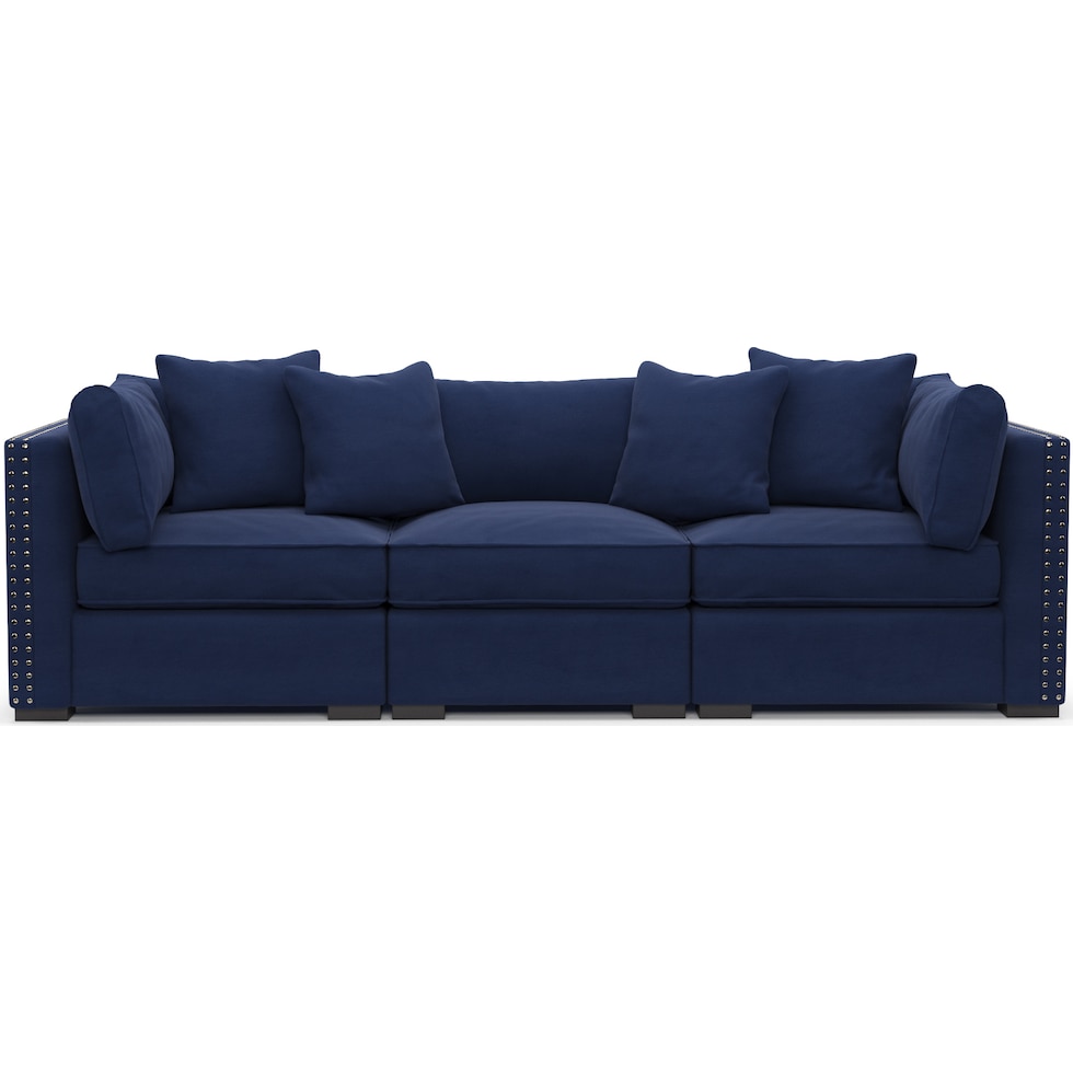 abington blue sofa   