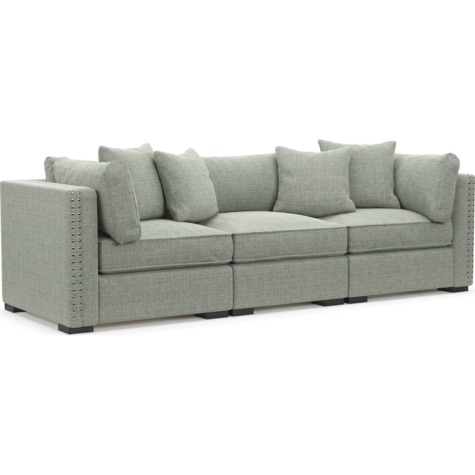 abington blue sofa   