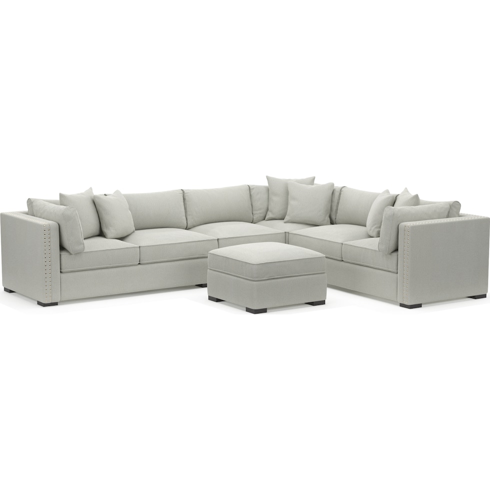 abington gray  pc living room   