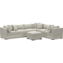 abington gray  pc living room   