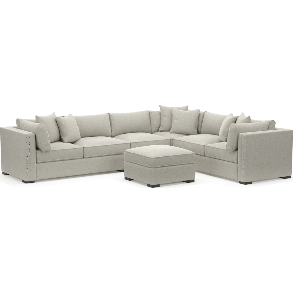 abington gray  pc living room   