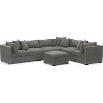 abington gray  pc living room   