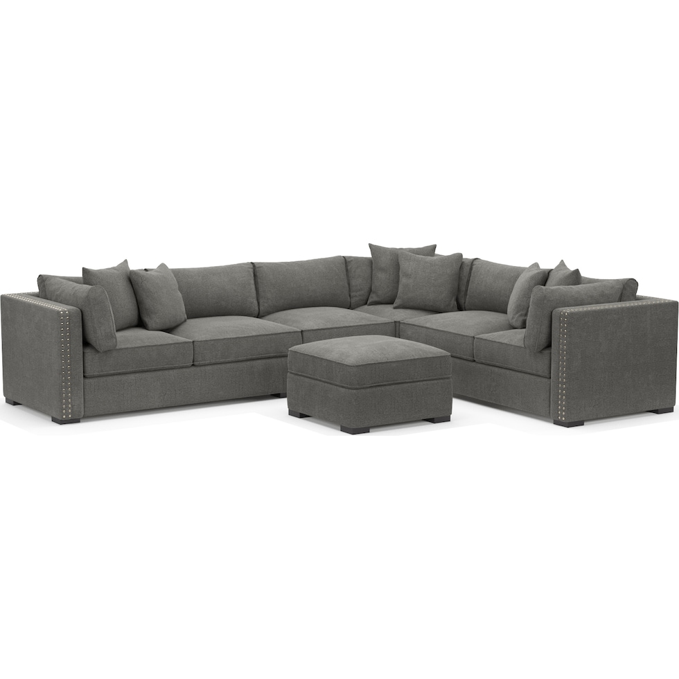abington gray  pc living room   