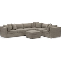 abington gray  pc living room   