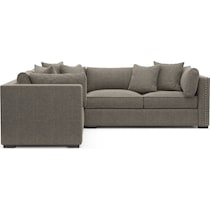 abington gray  pc sectional   