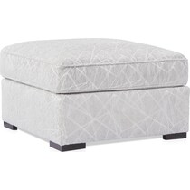 abington gray ottoman   