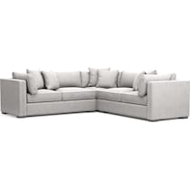 abington gray sectional   