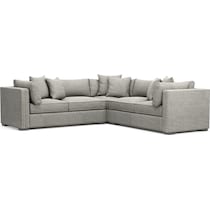 abington gray sectional   