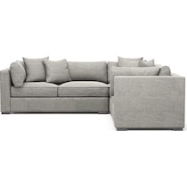abington gray sectional   