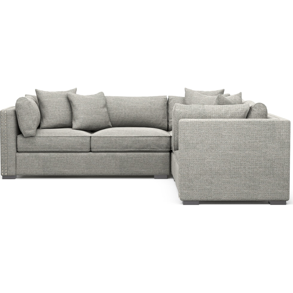 abington gray sectional   