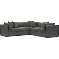 abington gray sectional   