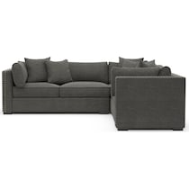 abington gray sectional   