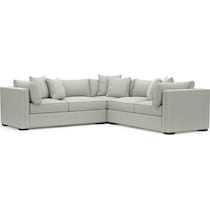 abington gray sectional   