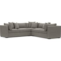 abington gray sectional   