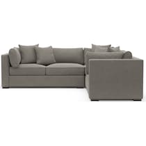 abington gray sectional   