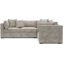 abington gray sectional   