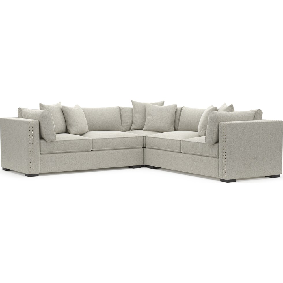 abington gray sectional   