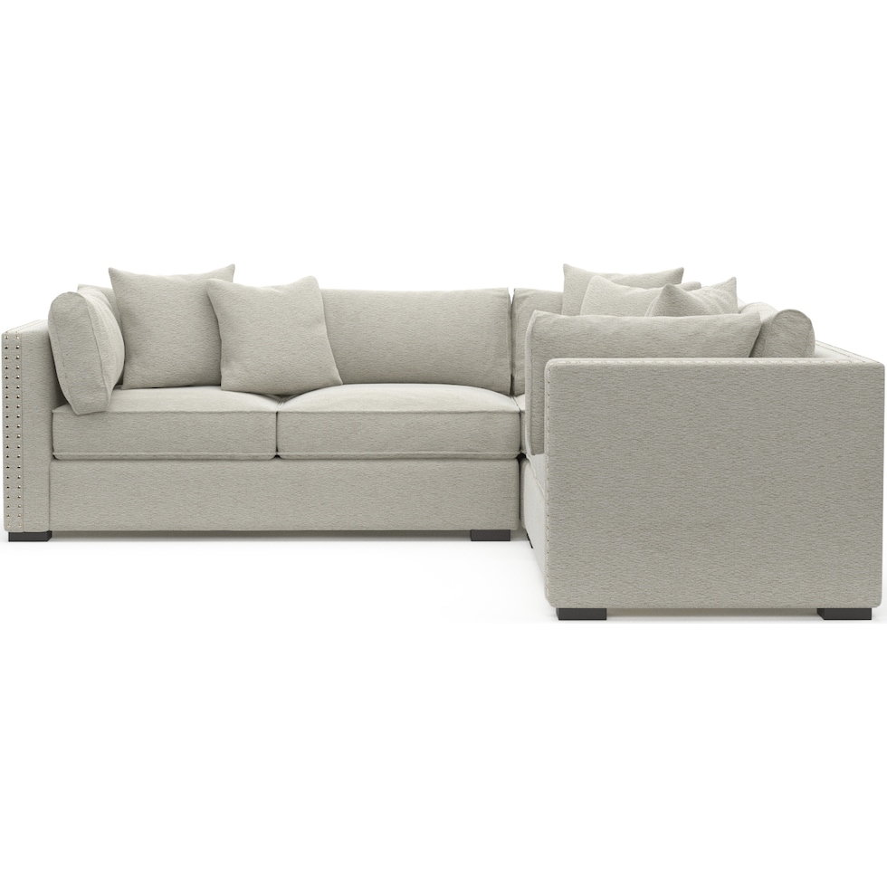 abington gray sectional   