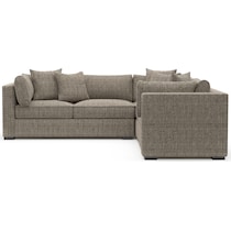 abington gray sectional   