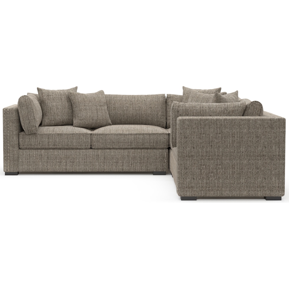 abington gray sectional   