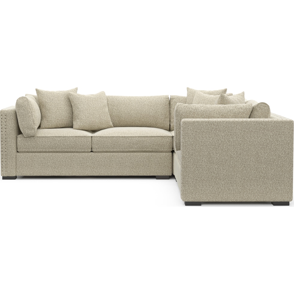abington gray sectional   