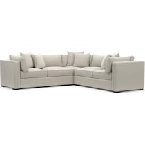 abington gray sectional   