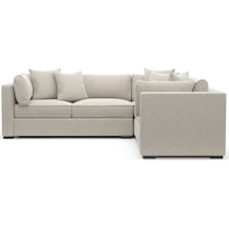 abington gray sectional   