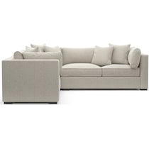 abington gray sectional   