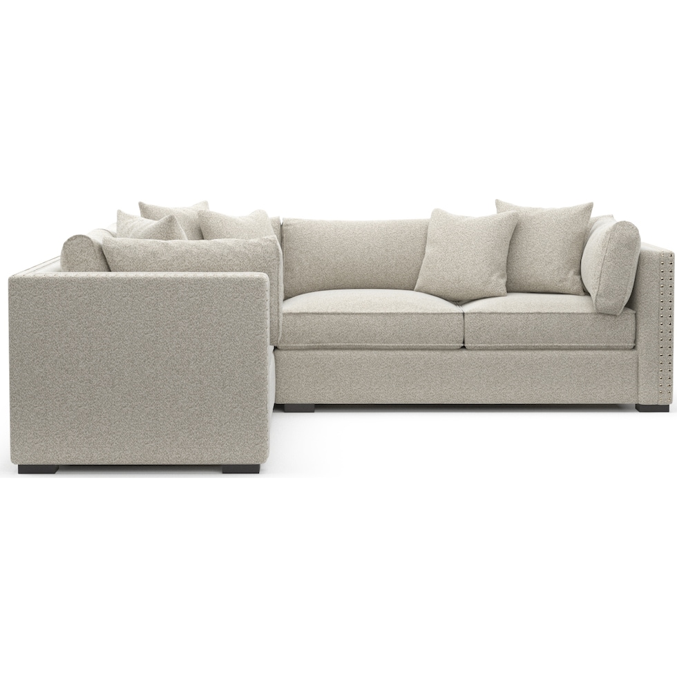 abington gray sectional   
