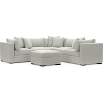 abington gray sectional   