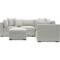 abington gray sectional   