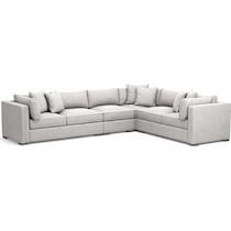 abington gray sectional   