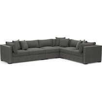 abington gray sectional   