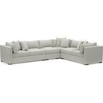 abington gray sectional   