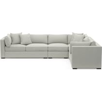 abington gray sectional   