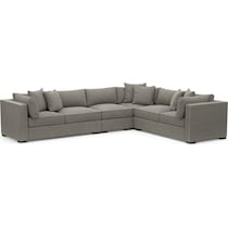 abington gray sectional   