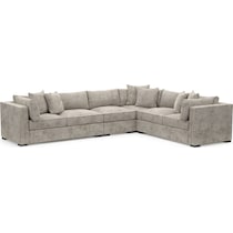 abington gray sectional   