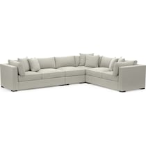 abington gray sectional   